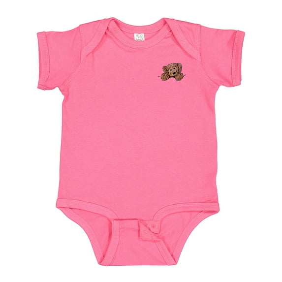 Inktastic Pocket Chocolate Doodle Boys or Girls Baby Bodysuit