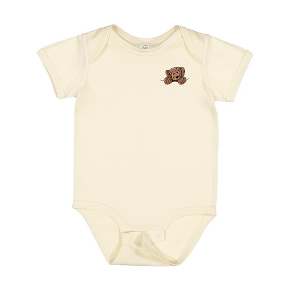 Inktastic Pocket Chocolate Doodle Boys or Girls Baby Bodysuit