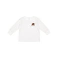 thumbnail image 1 of Inktastic Pocket Chocolate Doodle Boys or Girls Long Sleeve Toddler T-Shirt, 1 of 5