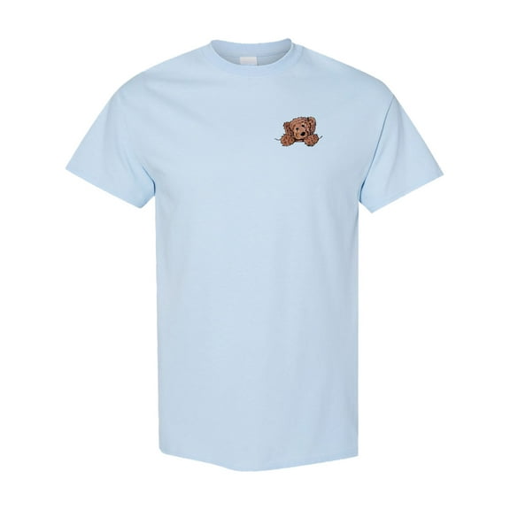 Inktastic Pocket Chocolate Doodle T-Shirt