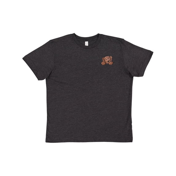 Inktastic Pocket Chocolate Doodle Youth T-Shirt