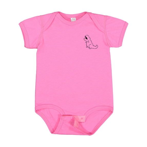 Inktastic Pocket Dino Baby Tyrannosaurus Boys or Girls Baby Bodysuit
