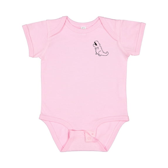 Inktastic Pocket Dino Baby Tyrannosaurus Boys or Girls Baby Bodysuit
