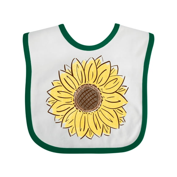 Inktastic Pocket Full of Sunshine Sunflower Boys or Girls Baby Bib