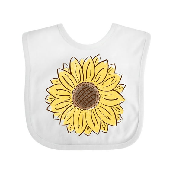 Inktastic Pocket Full of Sunshine Sunflower Boys or Girls Baby Bib