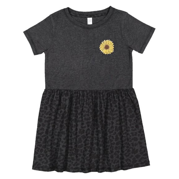 Inktastic Pocket Full of Sunshine Sunflower Girls Toddler Dress