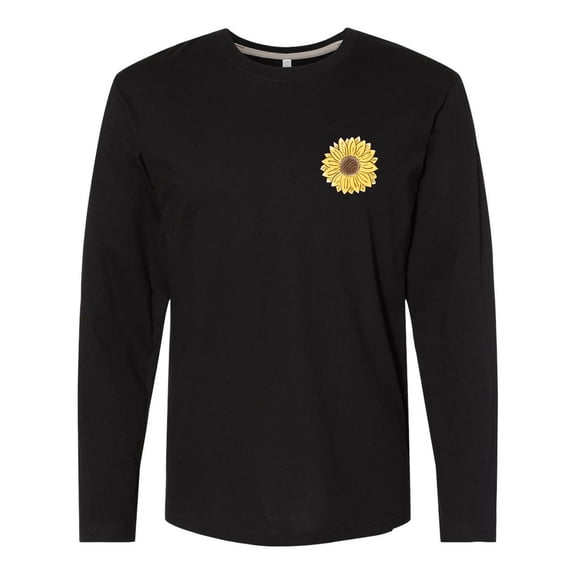 Inktastic Pocket Full of Sunshine Sunflower Long Sleeve T-Shirt