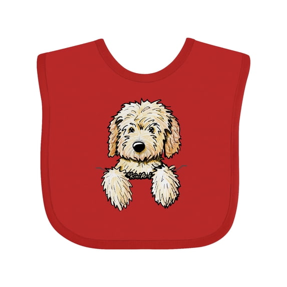 Inktastic Pocket Goldendoodle Boys or Girls Baby Bib