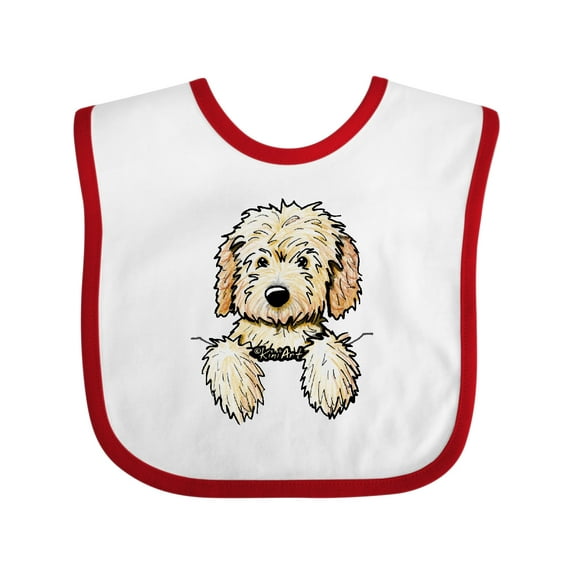 Inktastic Pocket Goldendoodle Boys or Girls Baby Bib