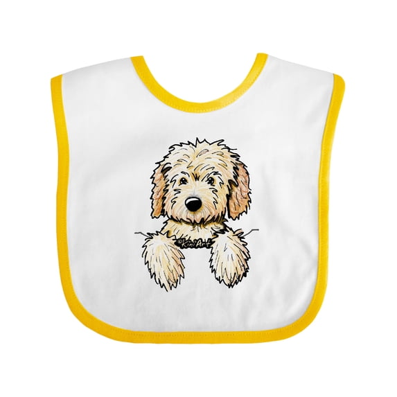 Inktastic Pocket Goldendoodle Boys or Girls Baby Bib