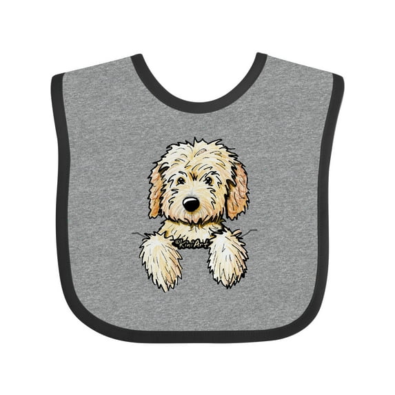 Inktastic Pocket Goldendoodle Boys or Girls Baby Bib
