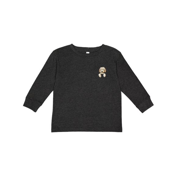 Inktastic Pocket Goldendoodle Boys or Girls Long Sleeve Toddler T-Shirt