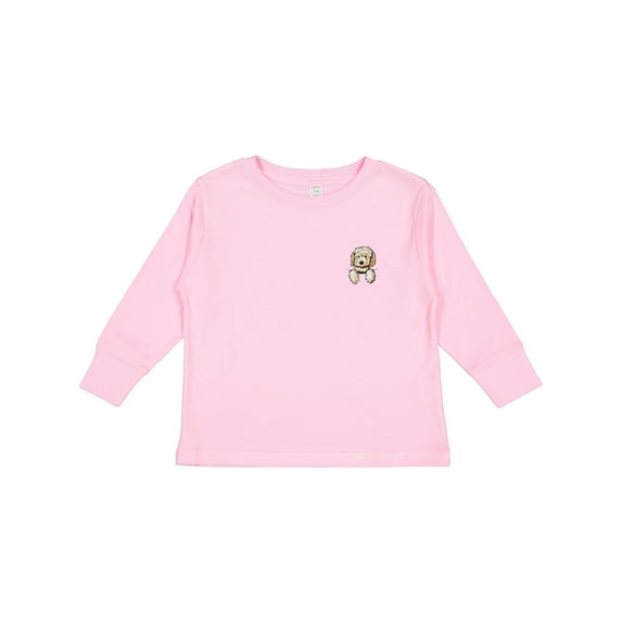 Inktastic Pocket Goldendoodle Boys or Girls Long Sleeve Toddler T-Shirt