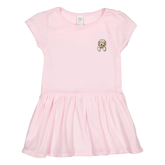 Inktastic Pocket Goldendoodle Girls Toddler Dress
