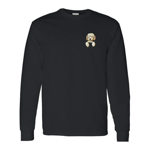 Inktastic Pocket Goldendoodle Long Sleeve T-Shirt