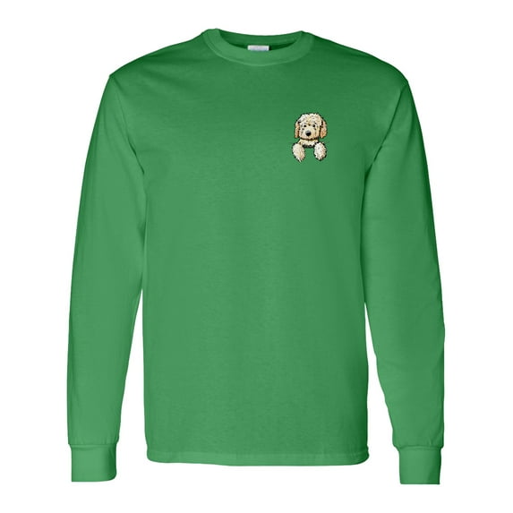 Inktastic Pocket Goldendoodle Long Sleeve T-Shirt