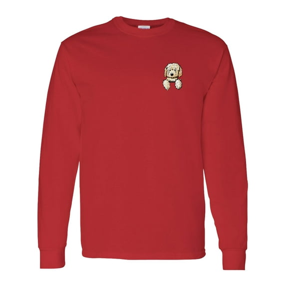 Inktastic Pocket Goldendoodle Long Sleeve T-Shirt