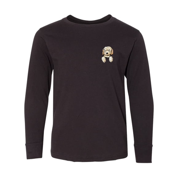 Inktastic Pocket Goldendoodle Long Sleeve Youth T-Shirt