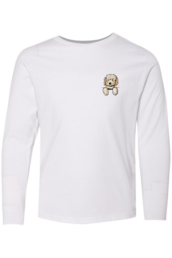 Pocket Goldendoodle Long Sleeve Youth T-Shirt