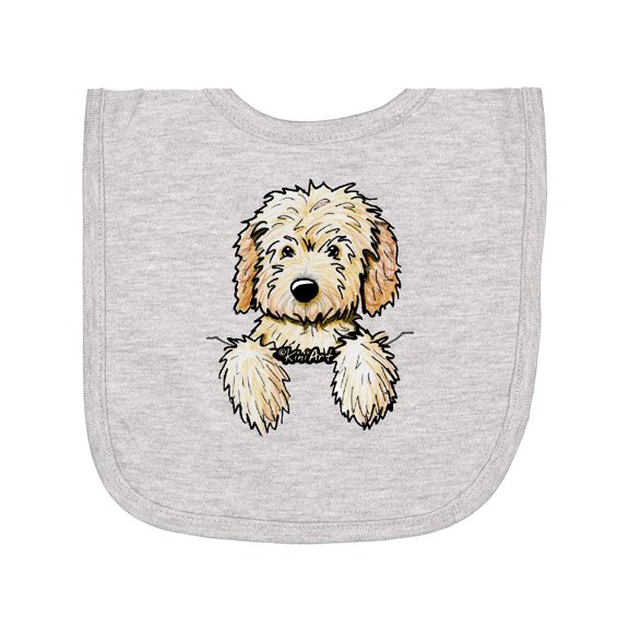 Inktastic Pocket Goldendoodle Newborn Bib