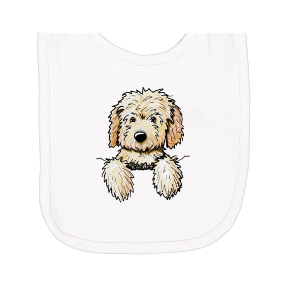 Inktastic Pocket Goldendoodle Newborn Bib