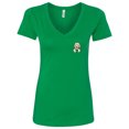 thumbnail image 1 of Inktastic Pocket Goldendoodle Women's V-Neck T-Shirt, 1 of 5
