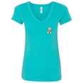 thumbnail image 1 of Inktastic Pocket Goldendoodle Women's V-Neck T-Shirt, 1 of 5