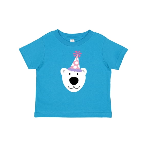 Inktastic Polar Bear Birthday Party Girls Baby T-Shirt