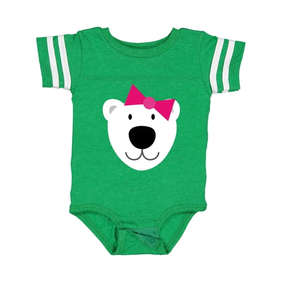 Inktastic Polar Bear Girl Girls Baby Bodysuit