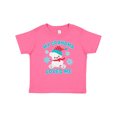 thumbnail image 1 of Inktastic Polar Bear My Grandma Loves Me in Santa Hat with Snowflakes Boys or Girls Baby T-Shirt, 1 of 5