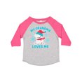 thumbnail image 1 of Inktastic Polar Bear My Grandma Loves Me in Santa Hat with Snowflakes Boys or Girls Toddler T-Shirt, 1 of 5