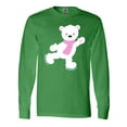 thumbnail image 1 of Inktastic Polar Bear, White Bear, Ice Skating Bear, Scarf Long Sleeve T-Shirt, 1 of 5