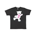 thumbnail image 1 of Inktastic Polar Bear, White Bear, Ice Skating Bear, Scarf T-Shirt, 1 of 5