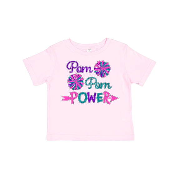 Inktastic Pom Pom Power Cheerleader Boys or Girls Toddler T-Shirt