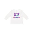 thumbnail image 1 of Inktastic Pom Pom Power- cheerleader Boys or Girls Long Sleeve Toddler T-Shirt, 1 of 5