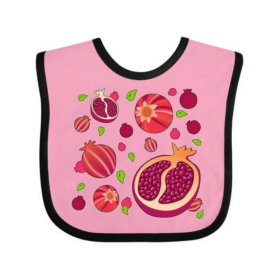 Inktastic Pomegranate Fruit Party Boys or Girls Baby Bib