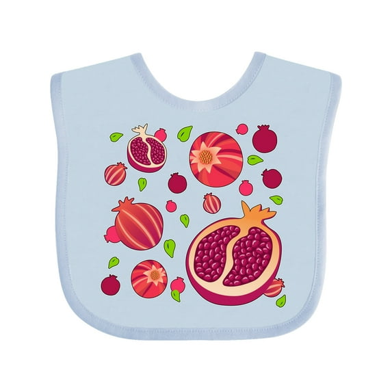 Inktastic Pomegranate Fruit Party Boys or Girls Baby Bib