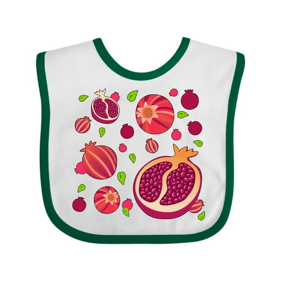 Inktastic Pomegranate Fruit Party Boys or Girls Baby Bib