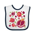 thumbnail image 1 of Inktastic Pomegranate Fruit Party Boys or Girls Baby Bib, 1 of 4