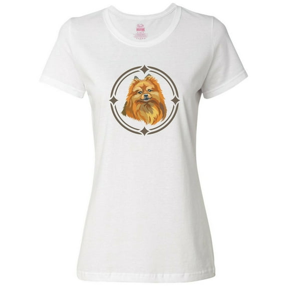 Inktastic Pomeranian Dog Art Women's T-Shirt