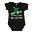 thumbnail image 1 of Inktastic Pompano Beach, Florida Happy Sea Turtle Boys or Girls Baby Bodysuit, 1 of 5