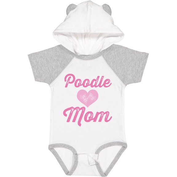 Inktastic Poodle Mom Cute Dog Gift Girls Baby Bodysuit
