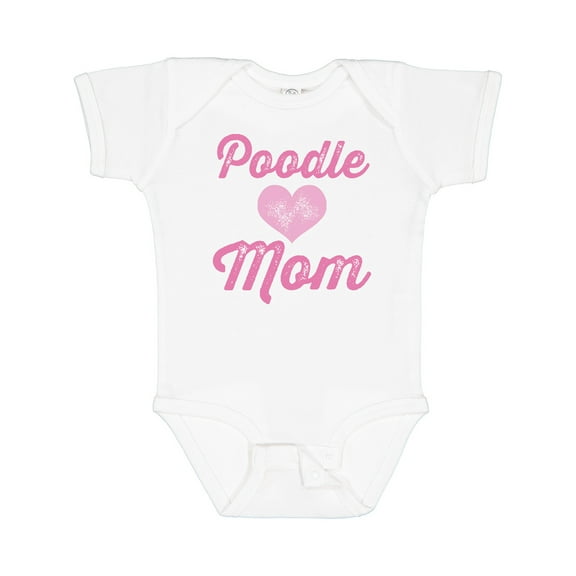 Inktastic Poodle Mom Cute Dog Gift Girls Baby Bodysuit
