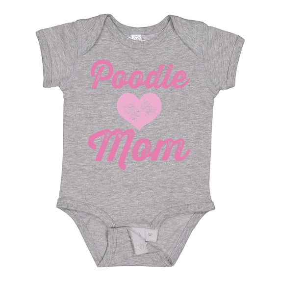 Inktastic Poodle Mom Cute Dog Gift Girls Baby Bodysuit