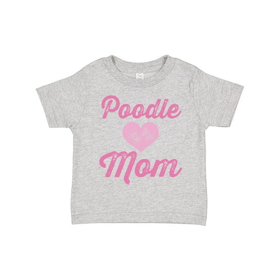 Inktastic Poodle Mom Cute Dog Gift Girls Toddler T-Shirt