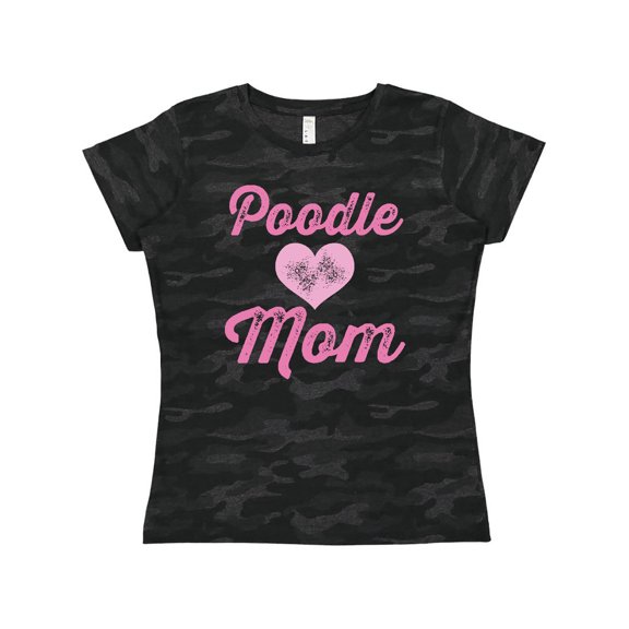 Inktastic Poodle Mom Cute Dog Gift Women's T-Shirt