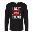 thumbnail image 1 of Inktastic Pool Billiards Game Long Sleeve T-Shirt, 1 of 5