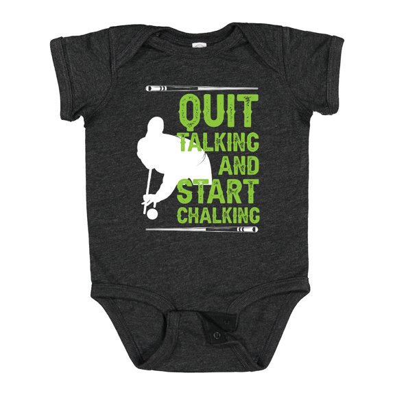 Inktastic Pool Player Billiards Quote Boys or Girls Baby Bodysuit