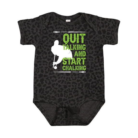 Inktastic Pool Player Billiards Quote Boys or Girls Baby Bodysuit