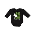 thumbnail image 1 of Inktastic Pool Player Billiards Quote Boys or Girls Long Sleeve Baby Bodysuit, 1 of 5